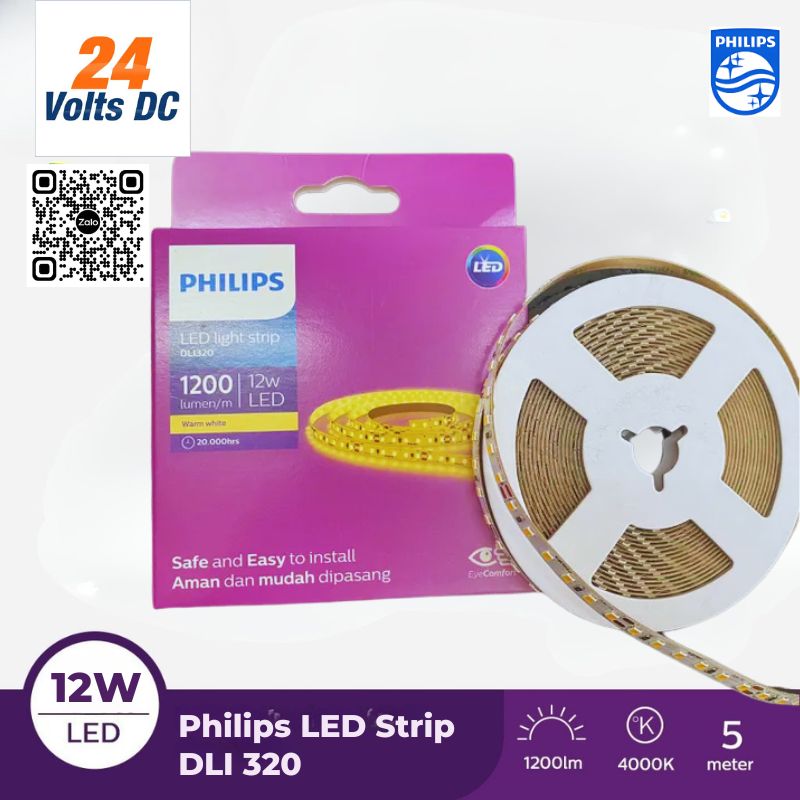 PHILIPS - Led dây SMD DC24V DLI320 12W ( Cuộn 5m)